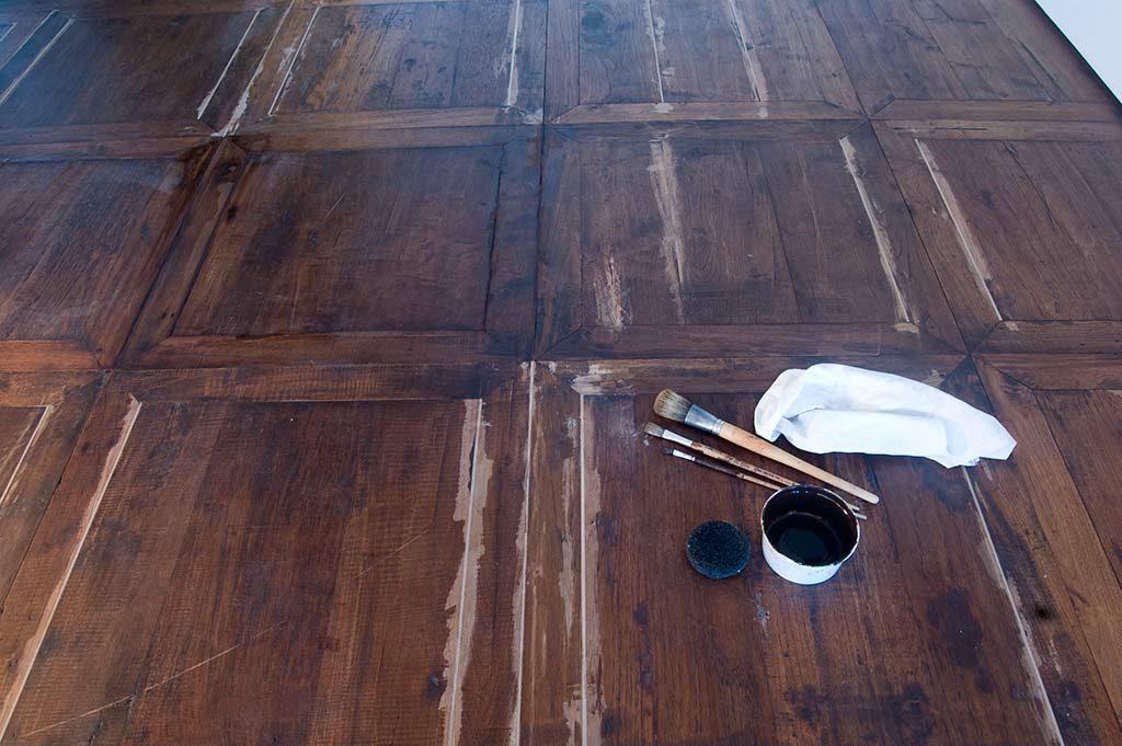 restauracion suelo de madera recuperada